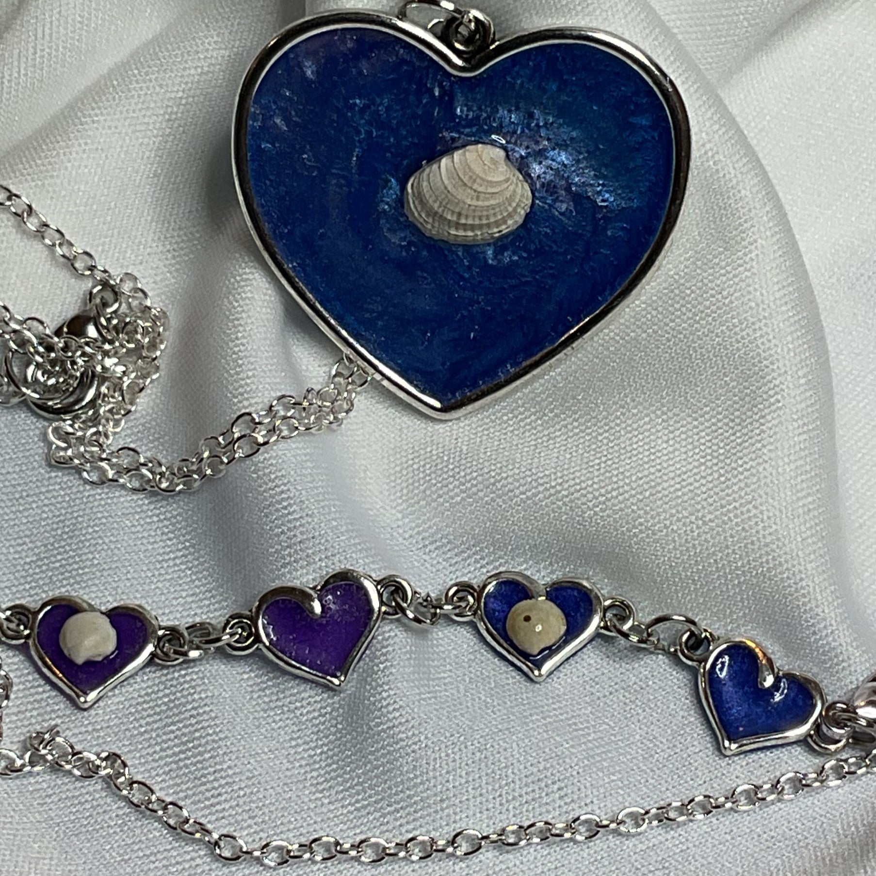 Moonlit Ocean Heart Set