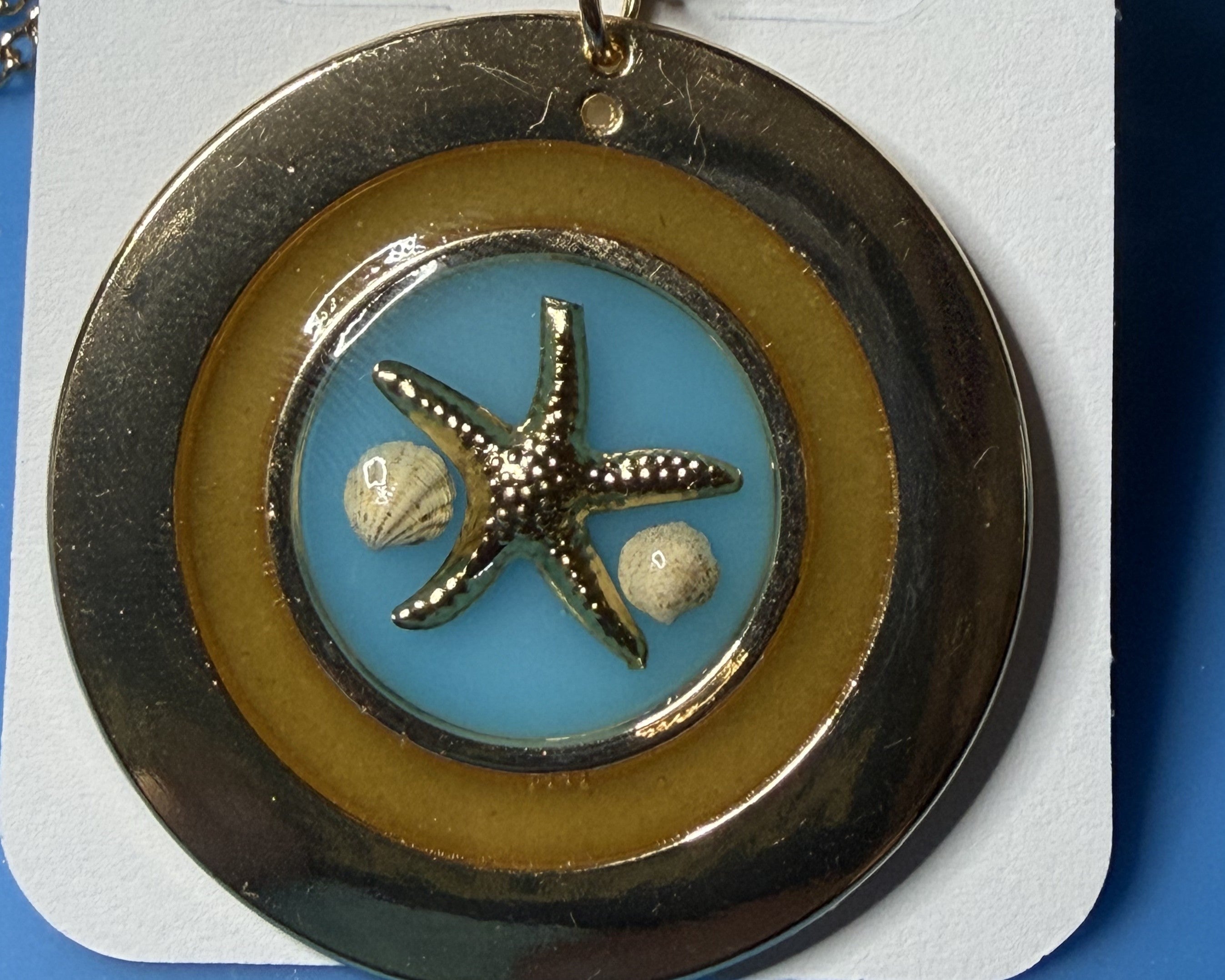 Ocean Halo Starfish Pendant