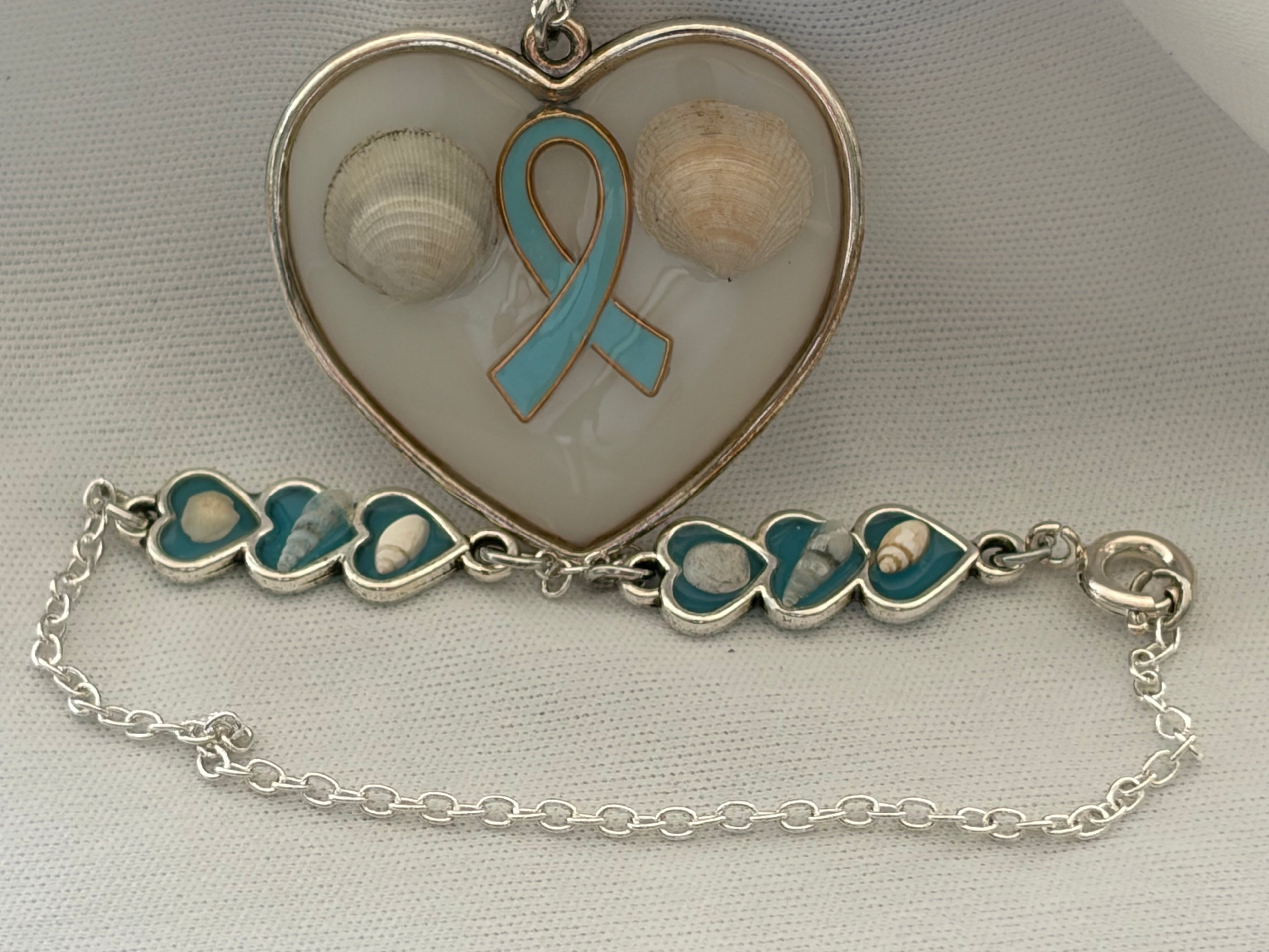 Ocean Calm- Teal RIbbon Awareness Set