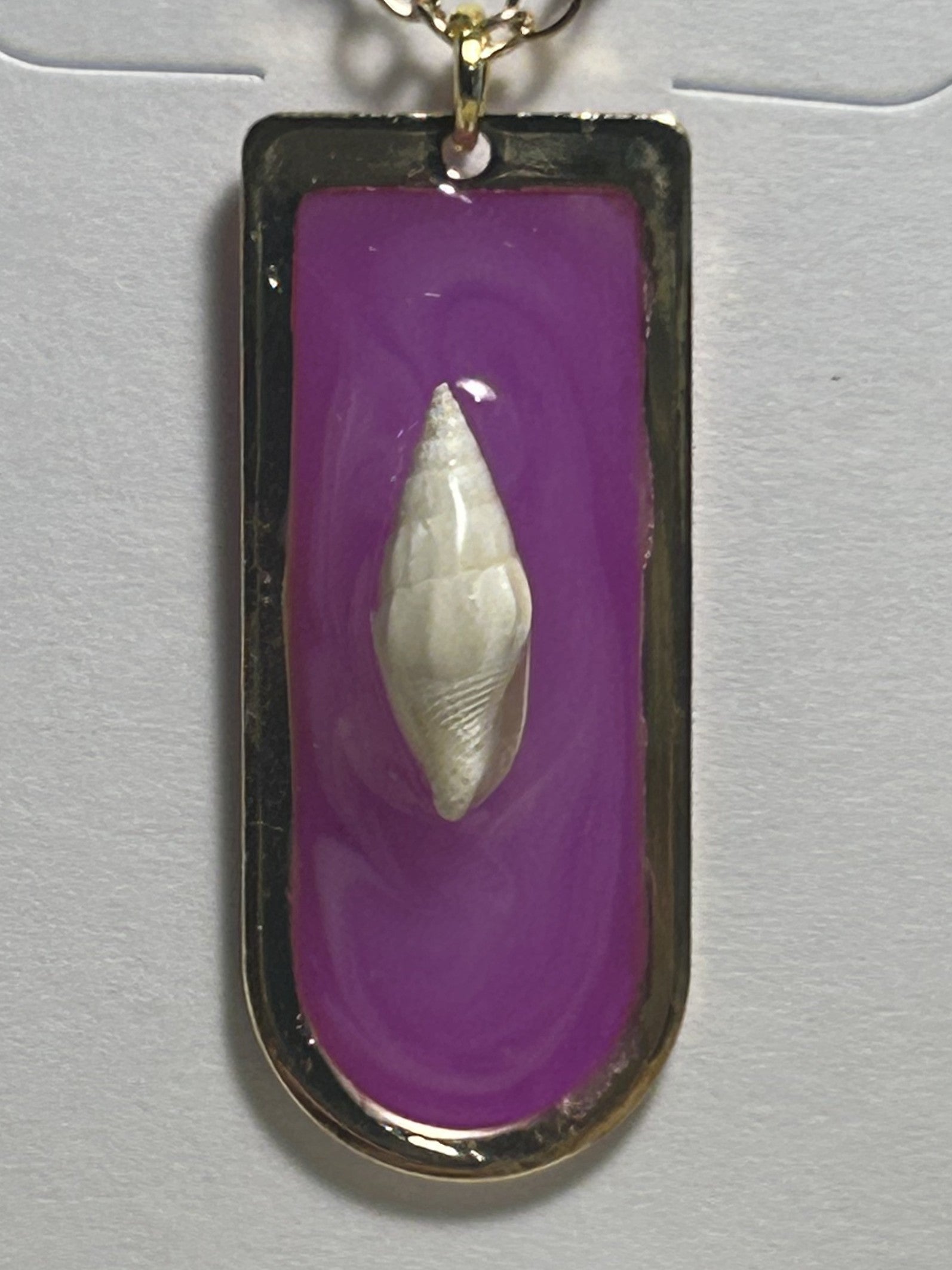 Orchid Ocean Shell Necklace