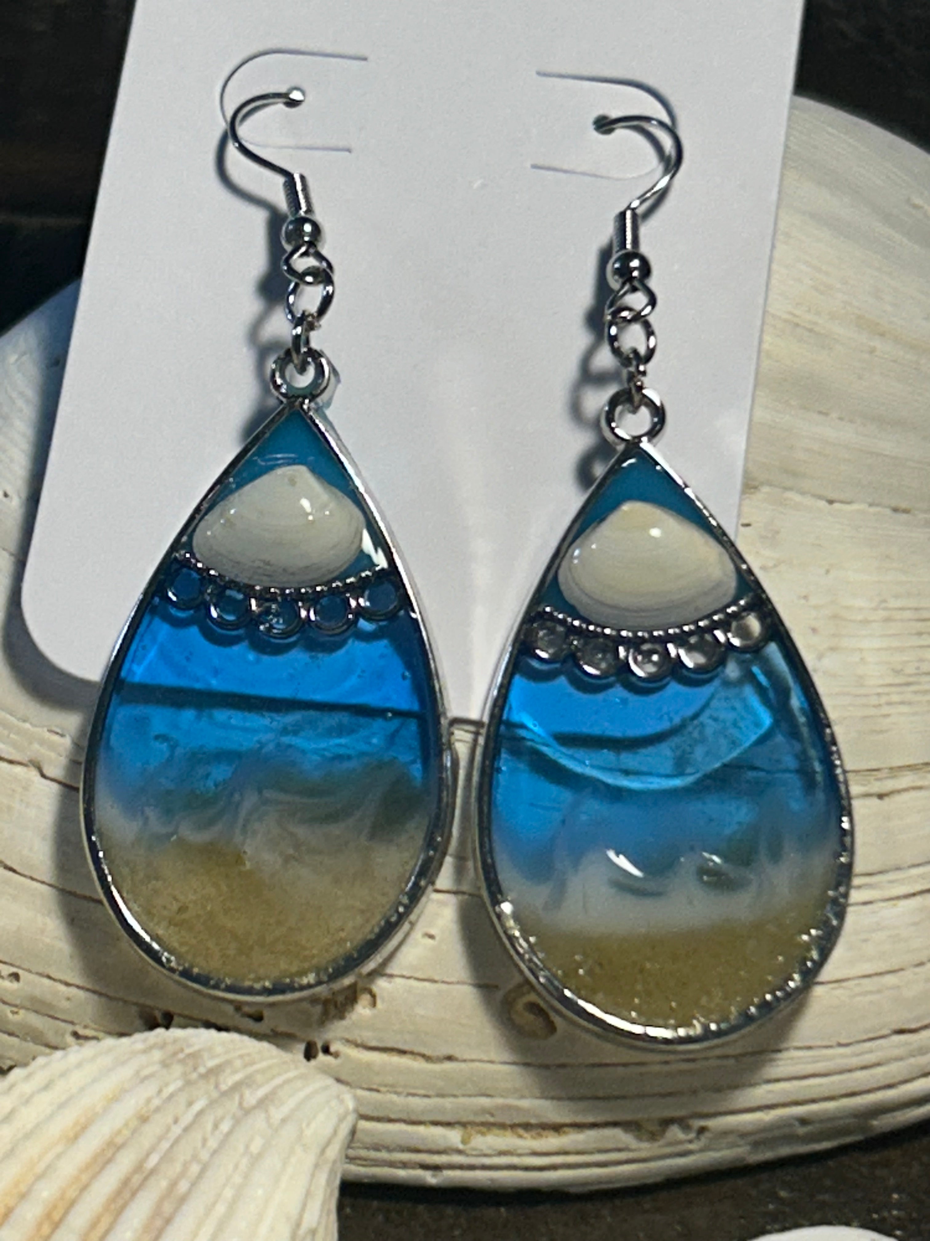 Tidal Shore Teardrop Earrings