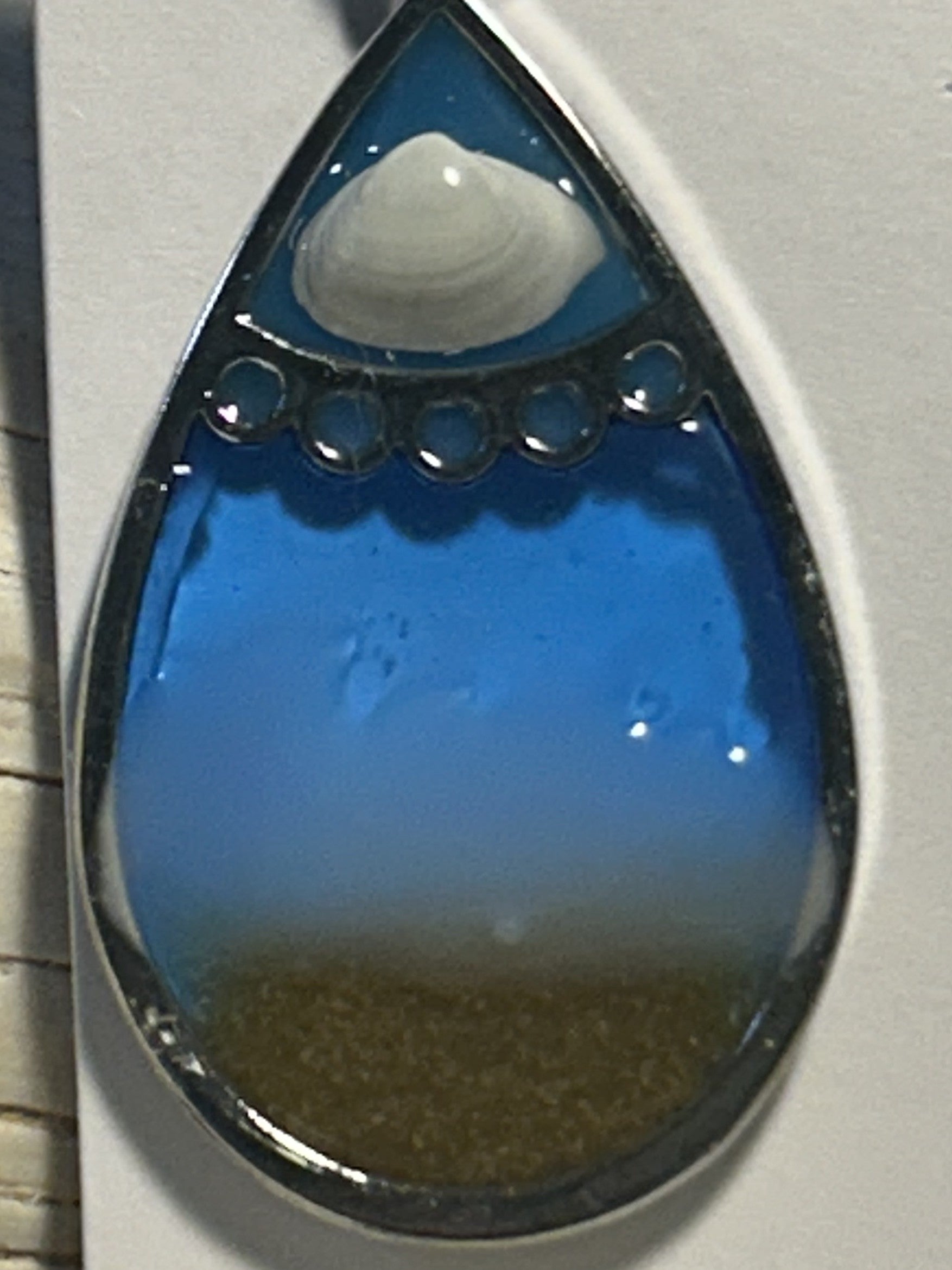 Ocean Horizon Shell Drop Necklace
