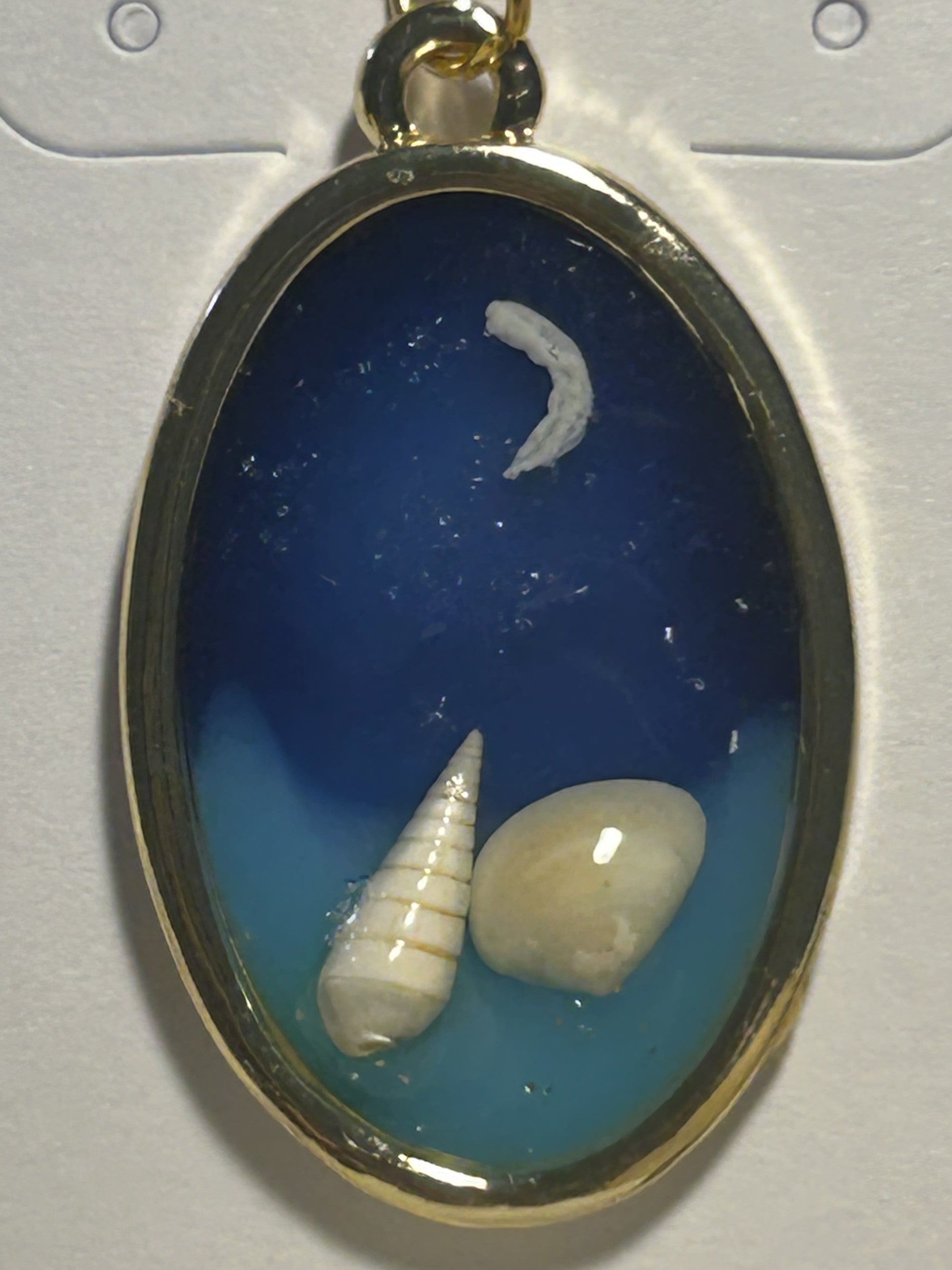 Moonlit Shore Shell Necklace