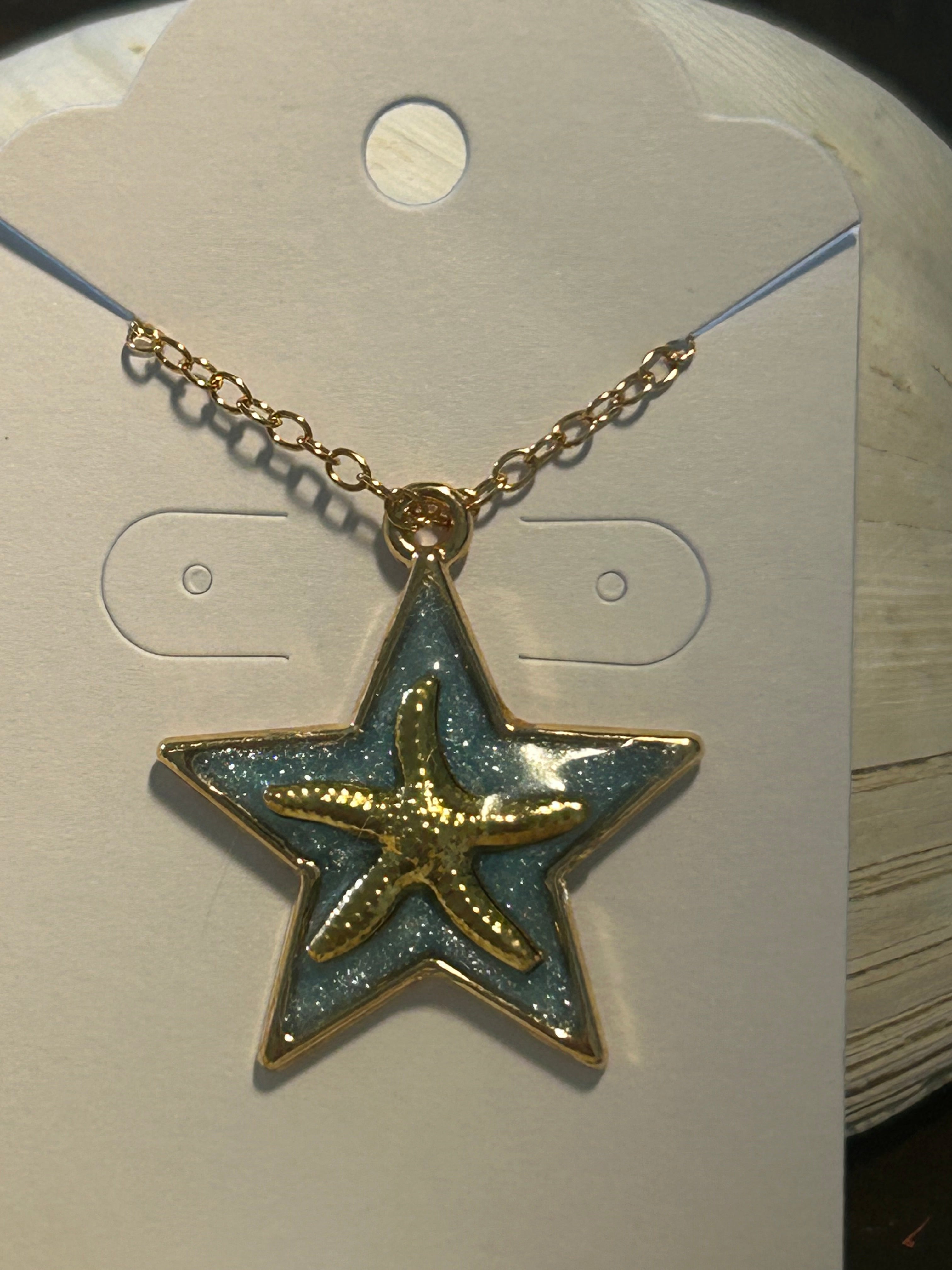 Ocean Glow Starfish Necklace
