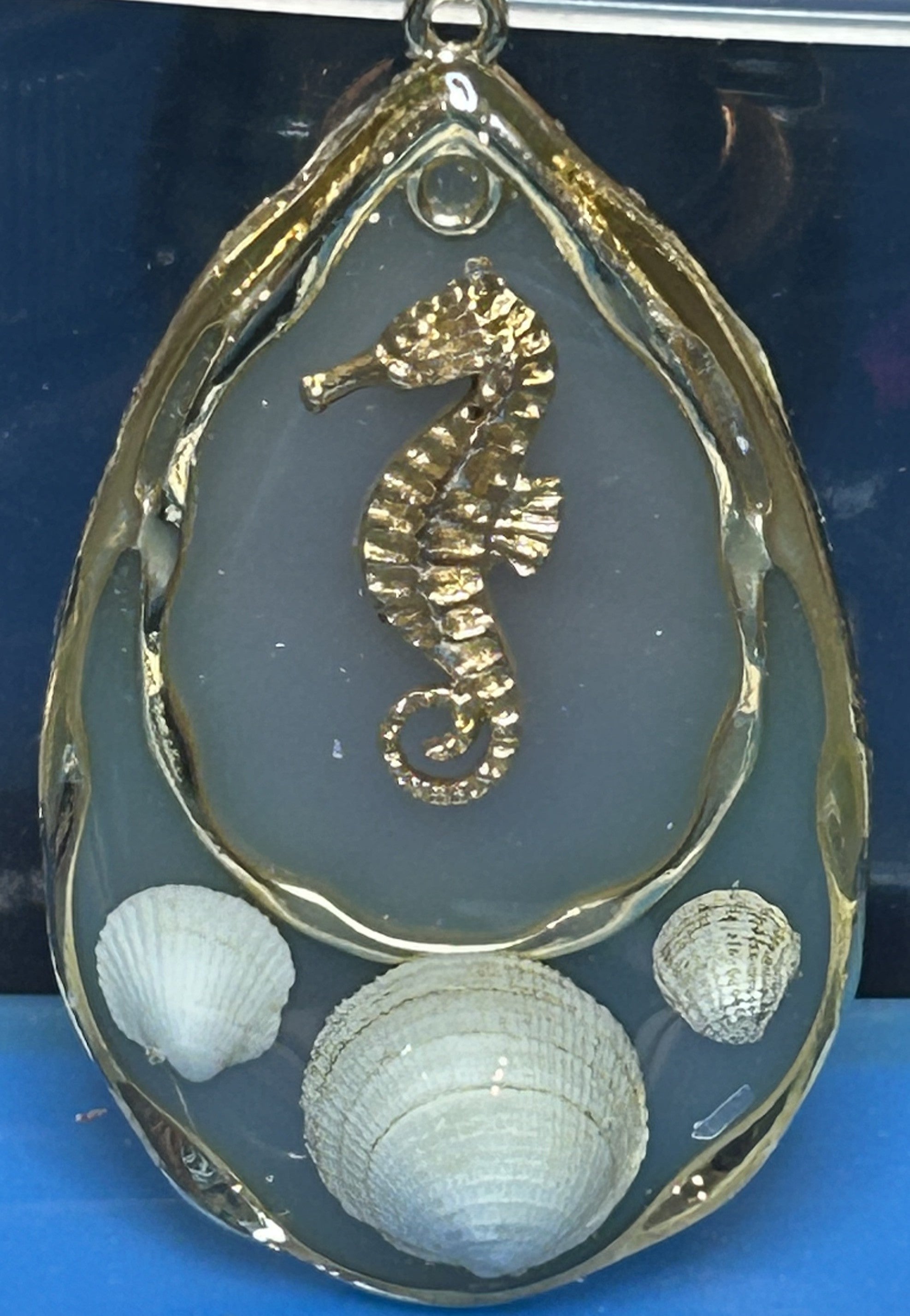 Golden Tide Seahorse Necklace