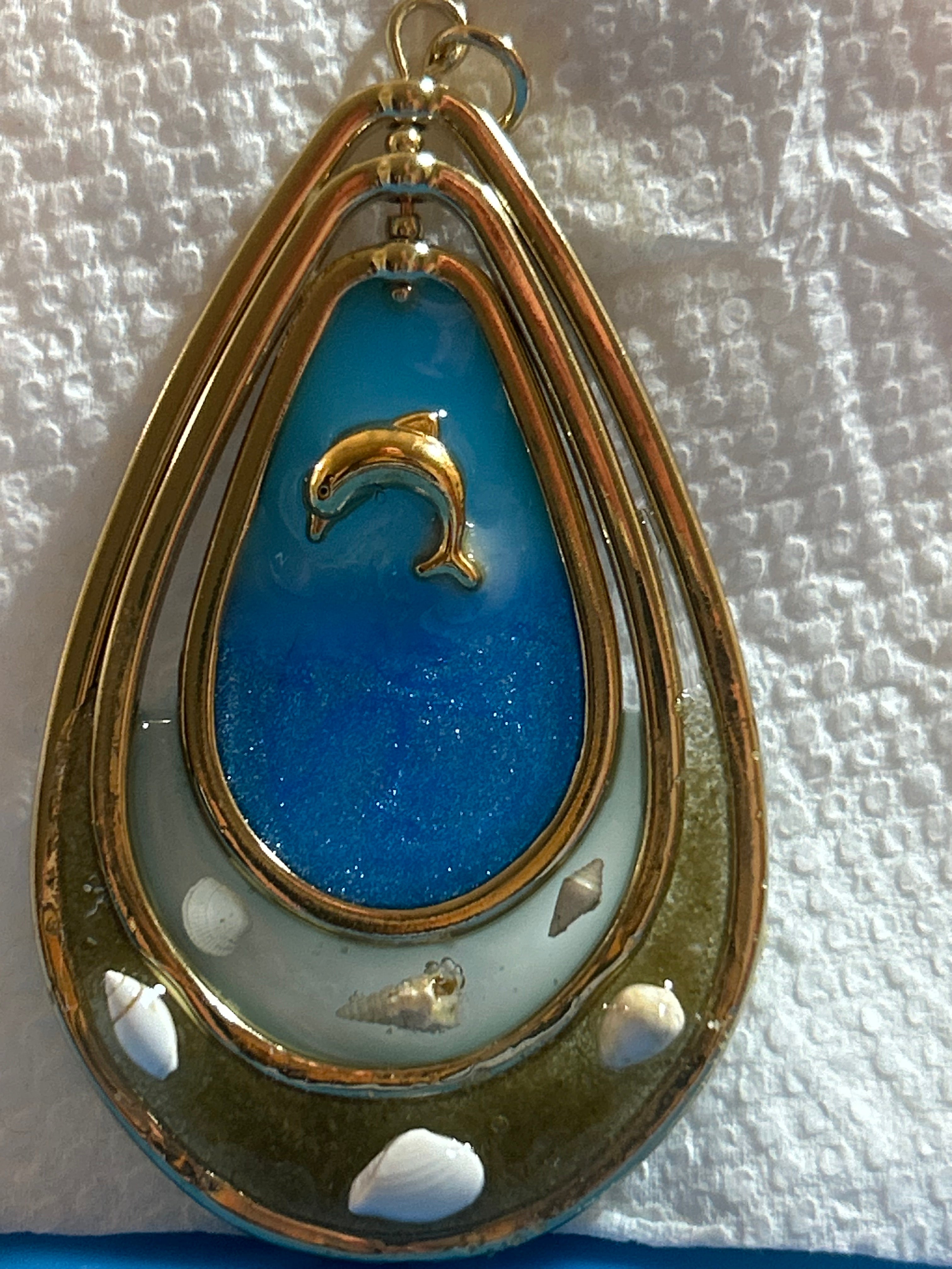 Coastal Tide Dolphin Necklace